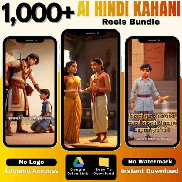 AI Hindi Kahani Reels Bundle