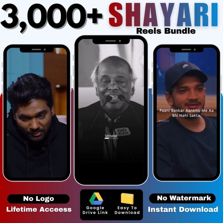 Hindi Shayari Reels Bundle