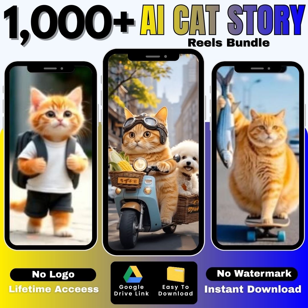 AI Cats Story Reels Bundle AI Cats Story Reels Bundle