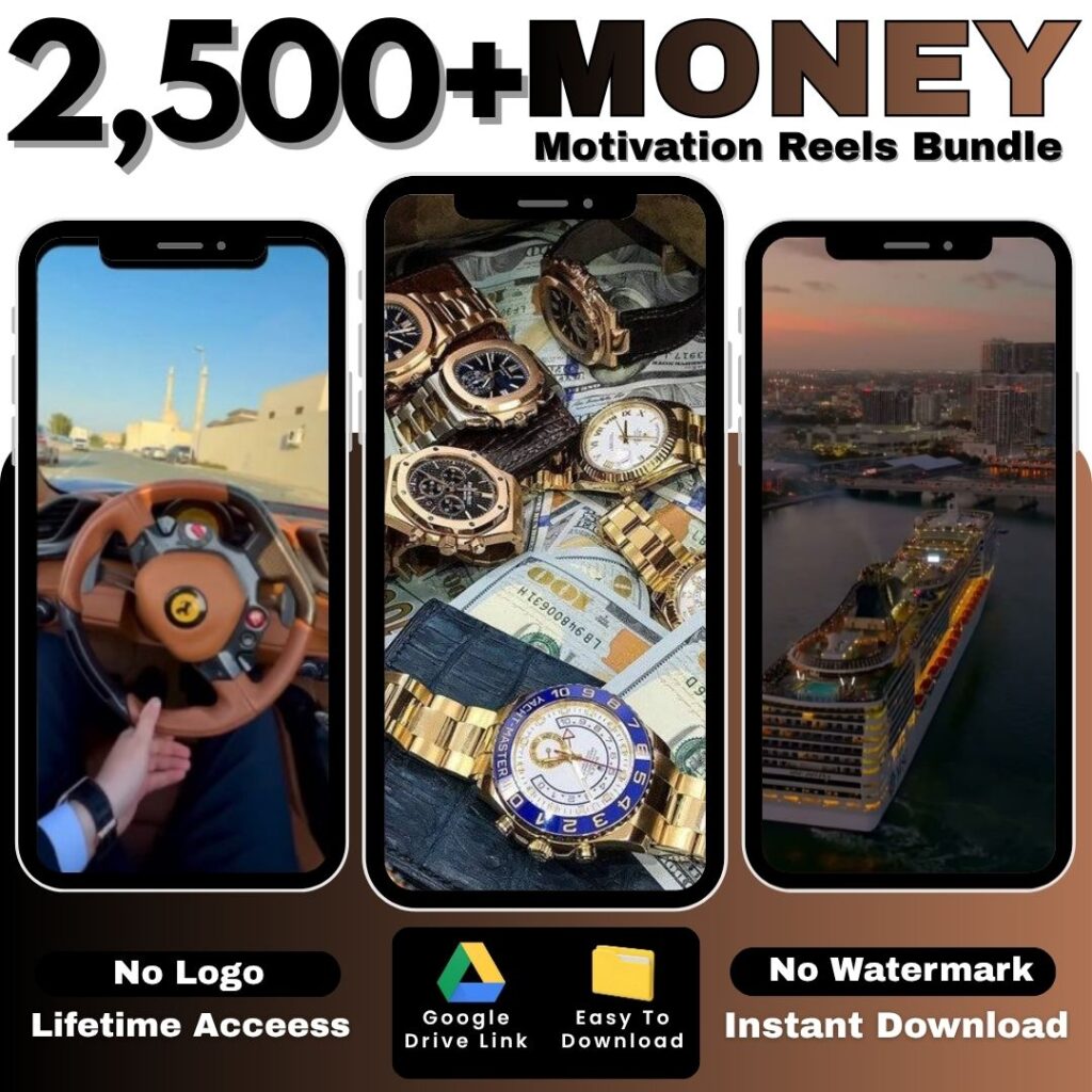Money Motivation Reels Bundle