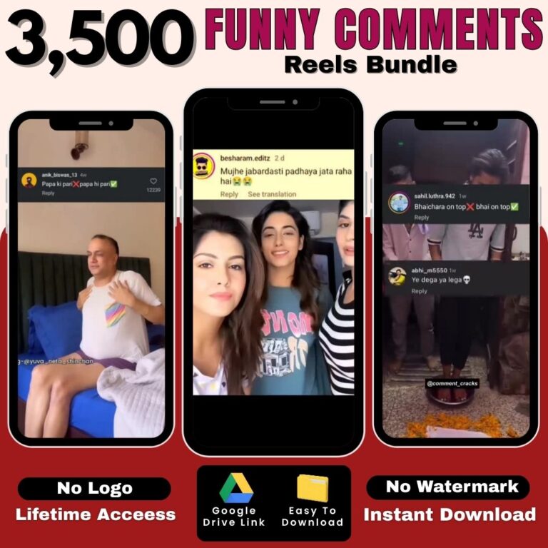 Funny Comments Reels Bundle