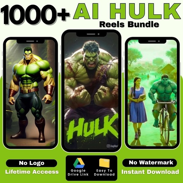 AI Hulk Reels Bundle