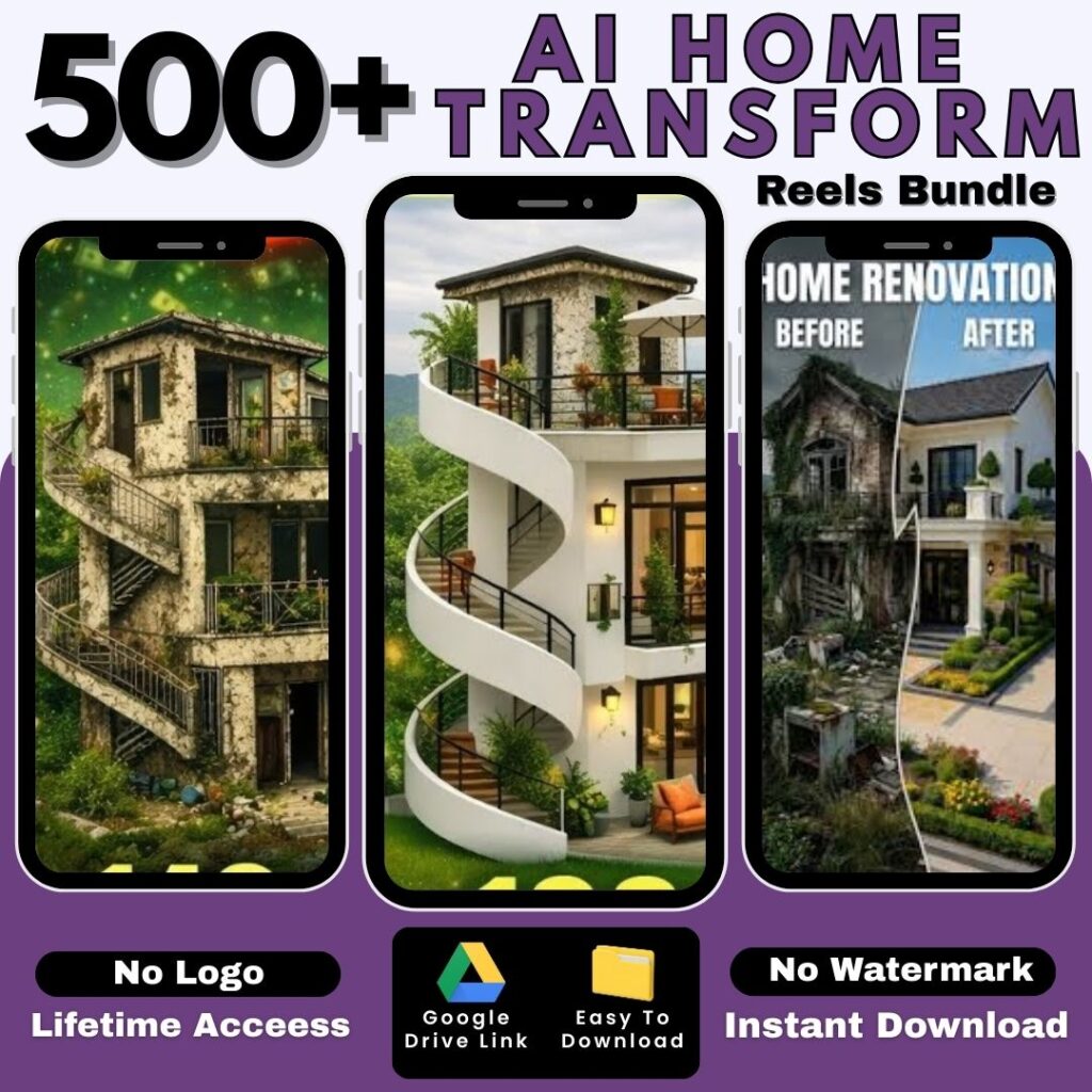 AI Home Transform Reels Bundle