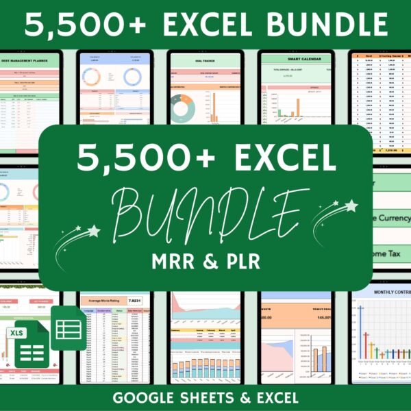 Excel Templates Bundle: Your Path to Better Projects