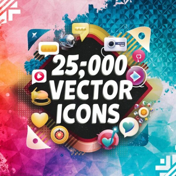 Get Your Hands On 25,000 Quality Vector Icons Today