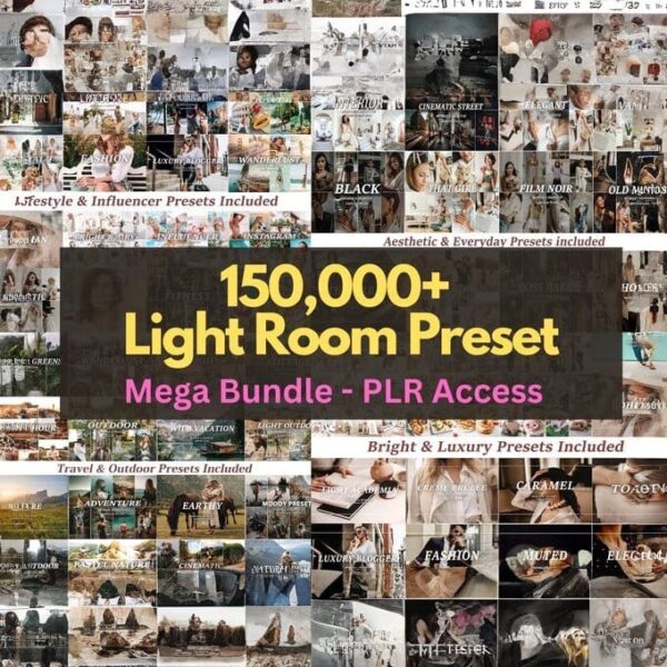 Unlock Your Creativity with 150,000+ Lightroom Presets Bundle