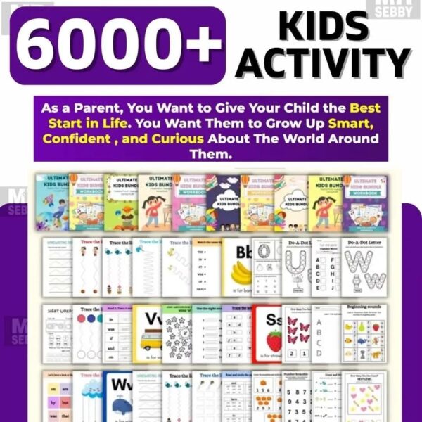 Unlock 6000+ Worksheets For Your Kids Need Now