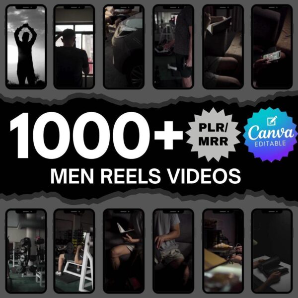 Get Unlock 1000 Men Aesthetic Faceless Reels Video Bundle