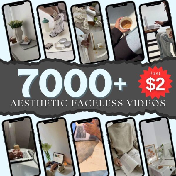 Get Unlock 7000+ Faceless Aesthetic Reels Your Social Media