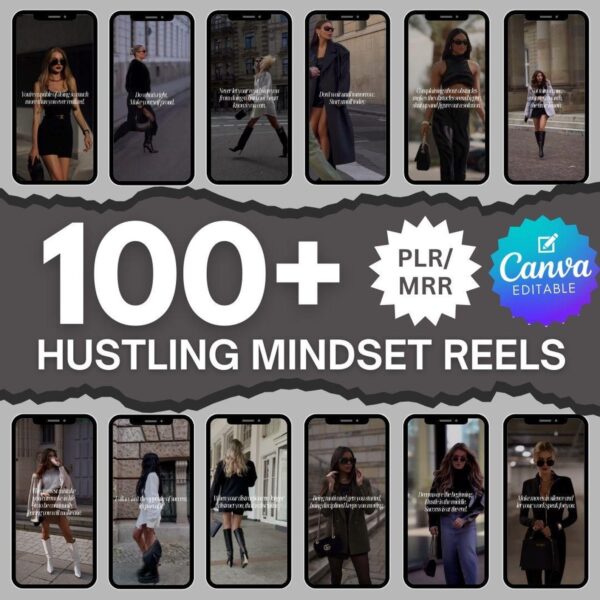 Get Unlock 100 Hustling Mindset Woman Reels Your Social Media